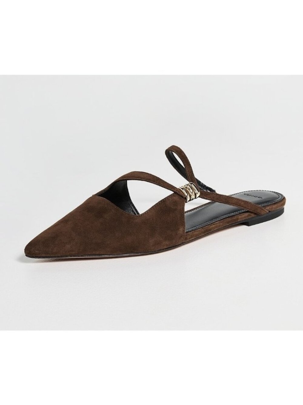 VINCE Gilia Clove brown suede Flats size 8.5